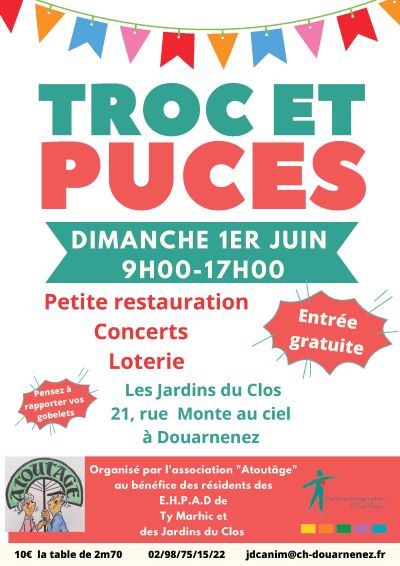 affiche troc et puces 2025